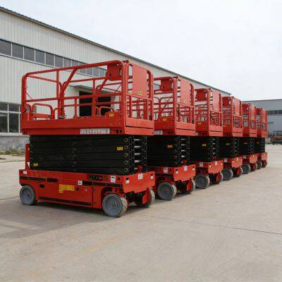 Electric-Powered Aerial Work Platform With Fully Self-Lifting Mechanism 12m Max Height
