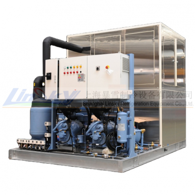 Linsky 10Ton/24hr Plate Ice Machinery for Seafood Market