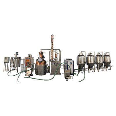 Factory Genyond Wine Alcohol Distillation Equipment/moonshine Distillery/copper Distiller for Gin Vodka Brandy Whisky Rums