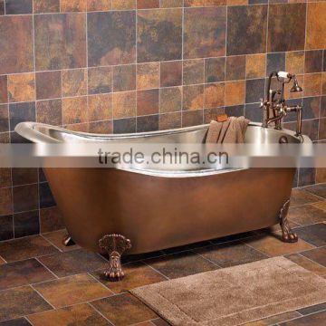 Hotel Decoration hand made copper bathtub