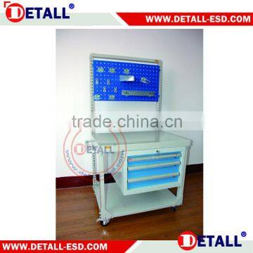 Multifunctional ESD Working Trolley with Bin Rail