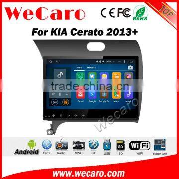 Wecaro WC-KC1053 10.2 inch car gps for kia cerato android 4.4/5.1 With Wifi and 3G Radio RDS Navigation System