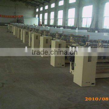 Textile machines for weaving polyester with single nozzle