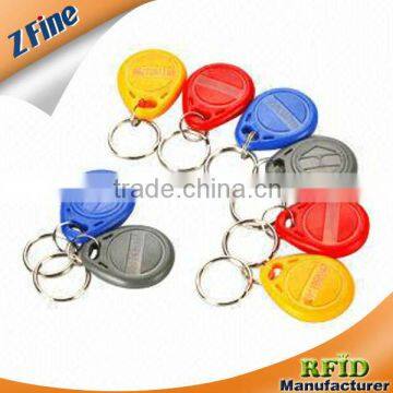 Inkjet printing serial number RFID ABS keyfobs