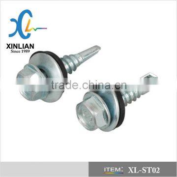 high quality tek screw with rubber EPDM washer