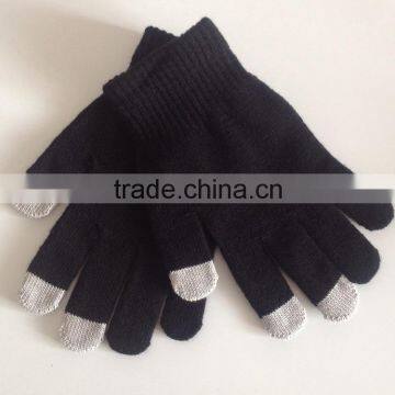 Ladies Knitted Driving Gloves Touch Screen Solid Gloves Texting Capacitive Smartphone photo-3