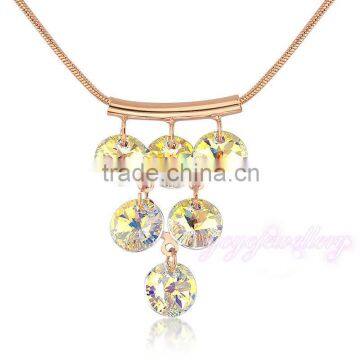 Hot handmade solid gold american diamond necklace sets