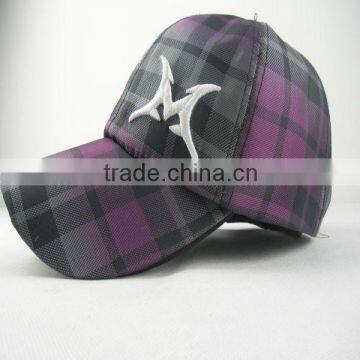 fashion 100% cotton sport golf cap/hat for wholesale