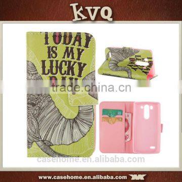 Best selling customized pattern printing pu for LG G3 Mini