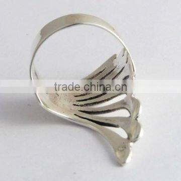 Paradise ! Leaf Design 925 Sterling Silver Ring, Fine Silver Jewelry, 925 Silver Jewelry photo-4