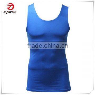 Summer style blue sleeveless ice cooling wistcoat/vest for men