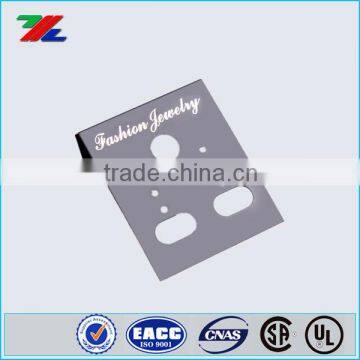 jewelry display card