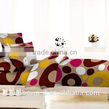2014new Fashion Design Cotton Fabric Plain King Size Wholesale Bedding Set/printed Bed Sheet photo-2