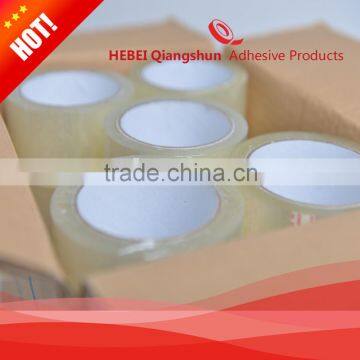 Transparent BOPP Water based Acrylic adhesive tape, Super clear tape, colorless packing tape, crystal packaging tape