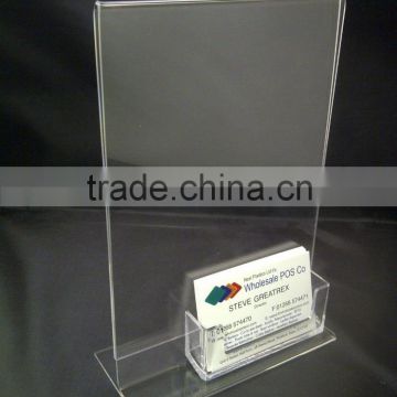 ACRYLIC A5 PORTRAIT CLEAR PERSPEX POSTER / MENU DISPLAY & BUSINESS CARD HOLDER                        
                                                Quality Choice