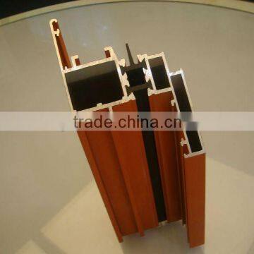 wooden shift aluminium profile for windows