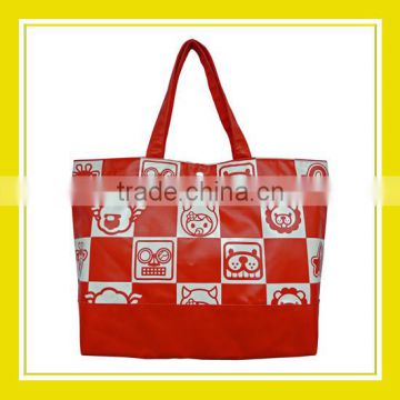 2016 Hot Sell Products Bros Baby Rinne Red White Checked Pattern Large Shoulder Bag