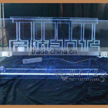 GH-I009 Clear Acrylic Led Sign Display Led Outdoor Display Transparent Led Display photo-4