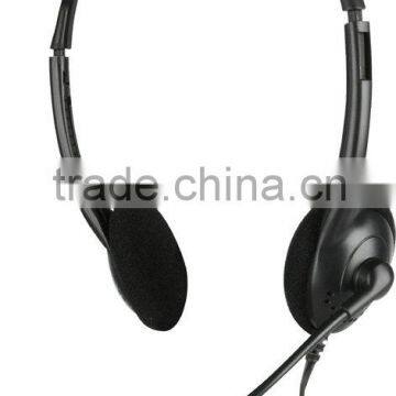 lightweight Computer multimedia headphones with Microphone