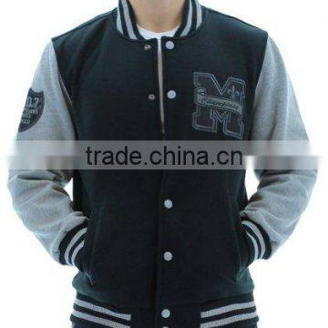Baseball Cotton Fleece Varsity Jacket,custom Baseball Customized Fleece Varsity Jacket/bomber Streetwear Cotton Fleece Jacket photo-3