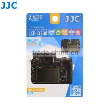 JJC 92% Light Transmittance Camera Premium Clear LCD Screen Protector Cover Guard Film for NIKON D500