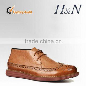 Good quality men leather boots for new style