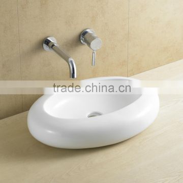 Modern oval design counter top wash basin/bathroom basin(BSJ-A8365)