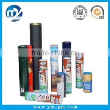 Custom printed round recycled colorful paper cardboard tubes in Xiamen