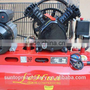 50L two cylinders 8bar portable piston air compressor