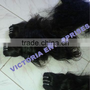 Single Drawn Machine Weft Hair