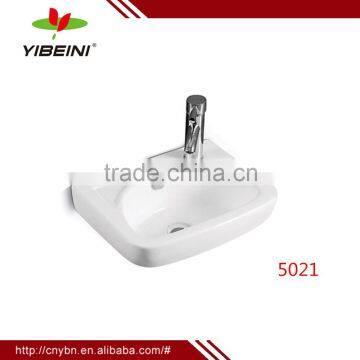 Ceramic wall hung basin, glass wash basin price, face wash basin sanitary ware manufacturer