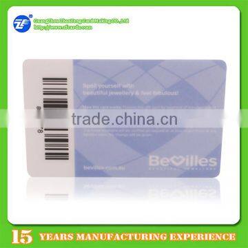 CR80 Customized barcode member pvc card