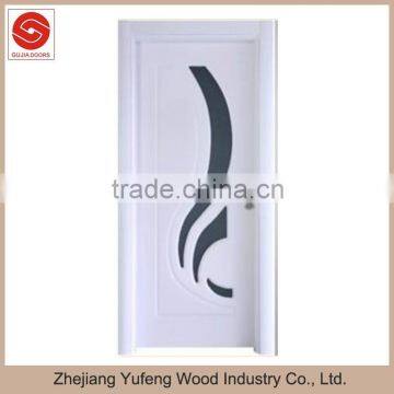 Turkey Romania pvc wooden glass design door
