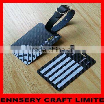 Hight quality Customized carbon fiber luggage tag