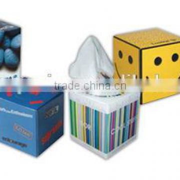 cubic box facial tissue