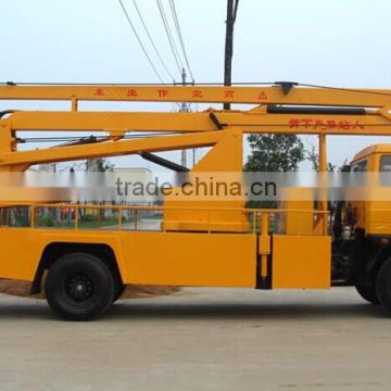 Price of vehicle mounted boom lift, vehicle mounted aerial work platform, trucks with lift arm hydraulic