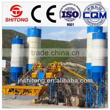 HZS75 75m3/h CE certified ready mix concrete batching plant concrete mixing plant ISO9001:2008