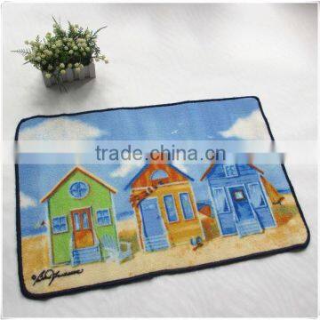 LZ-6009-5 lastest new 100% polyester Anti-slip memory foam bathroom YIWU Bath mat /bath rug