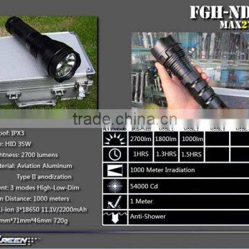 Rechargeable 18650 Battery 35W Xenon Hid Police Torch photo-3