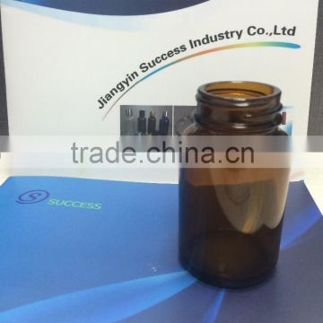 100ml amber glass pharmaceutical bottle with caps