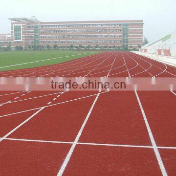 School Eco friendly rubber running track