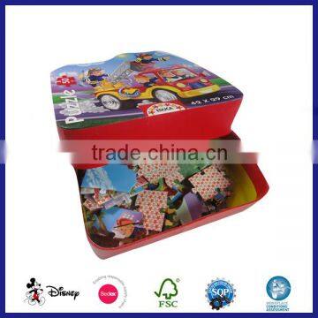 cardboard paper promotion cartoon jigsaw puzzle games for kids