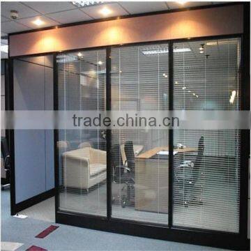 lightweight aluminum glass partition wall panel