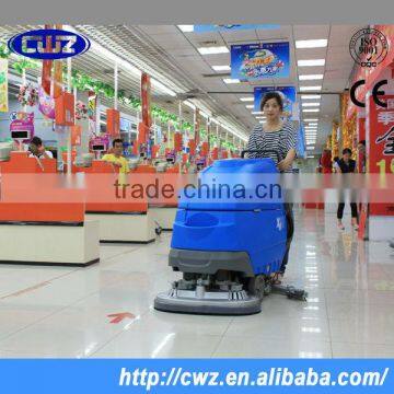 Shopping center used manual hand held floor scrubber machine, manfacturer