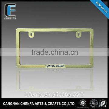 Made in china custom plastic wholesale US standard license plate frame