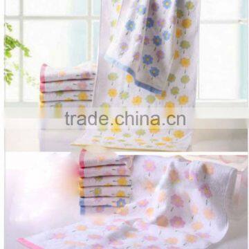 jaquard wholesale cotton face towel