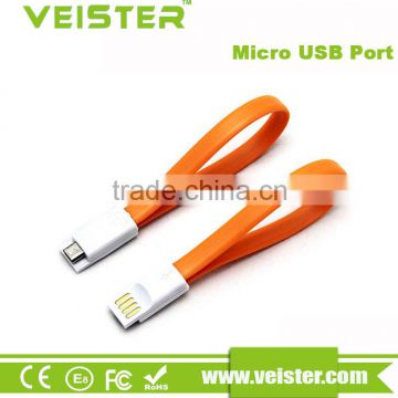 Veister Magnetic Bracelet USB Cable Flat Magnet USB Cable For Samsung