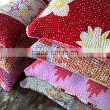 kantha quilt pillow covers