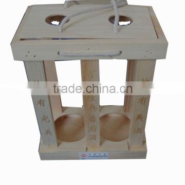 natural wholesale wooden wine boxes