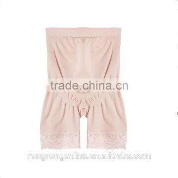 17 Year Hosiery Supplier High Quality Women's Lace Seamless High Stretch Maternity Underwear Support Boyshort Panty photo-4